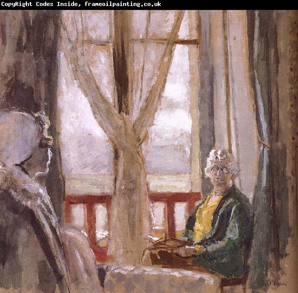 Edouard Vuillard Mrs. Black s window and lulu